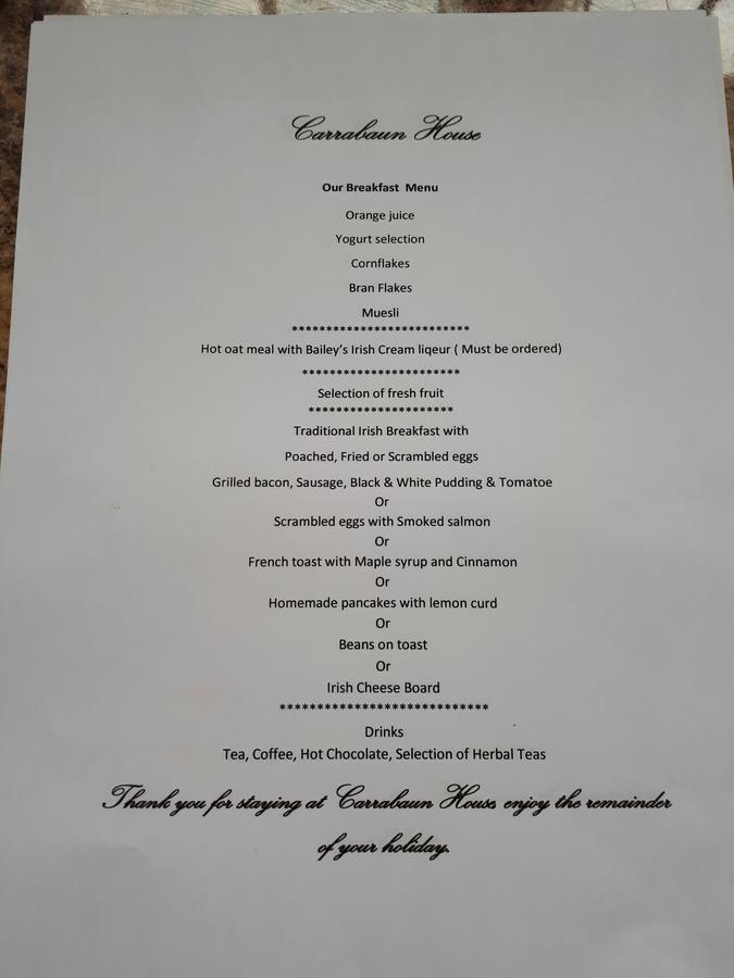 Carrabaun House Bed & Breakfast Уестпорт Екстериор снимка
